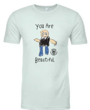 Forging Forward "You Are Beautiful" Full Color T-Shirt - Mint