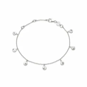 Fossil Charm Bracelet Sterling Silver