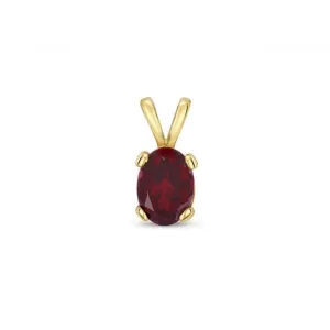 Garnet Oval Pendant PD277G