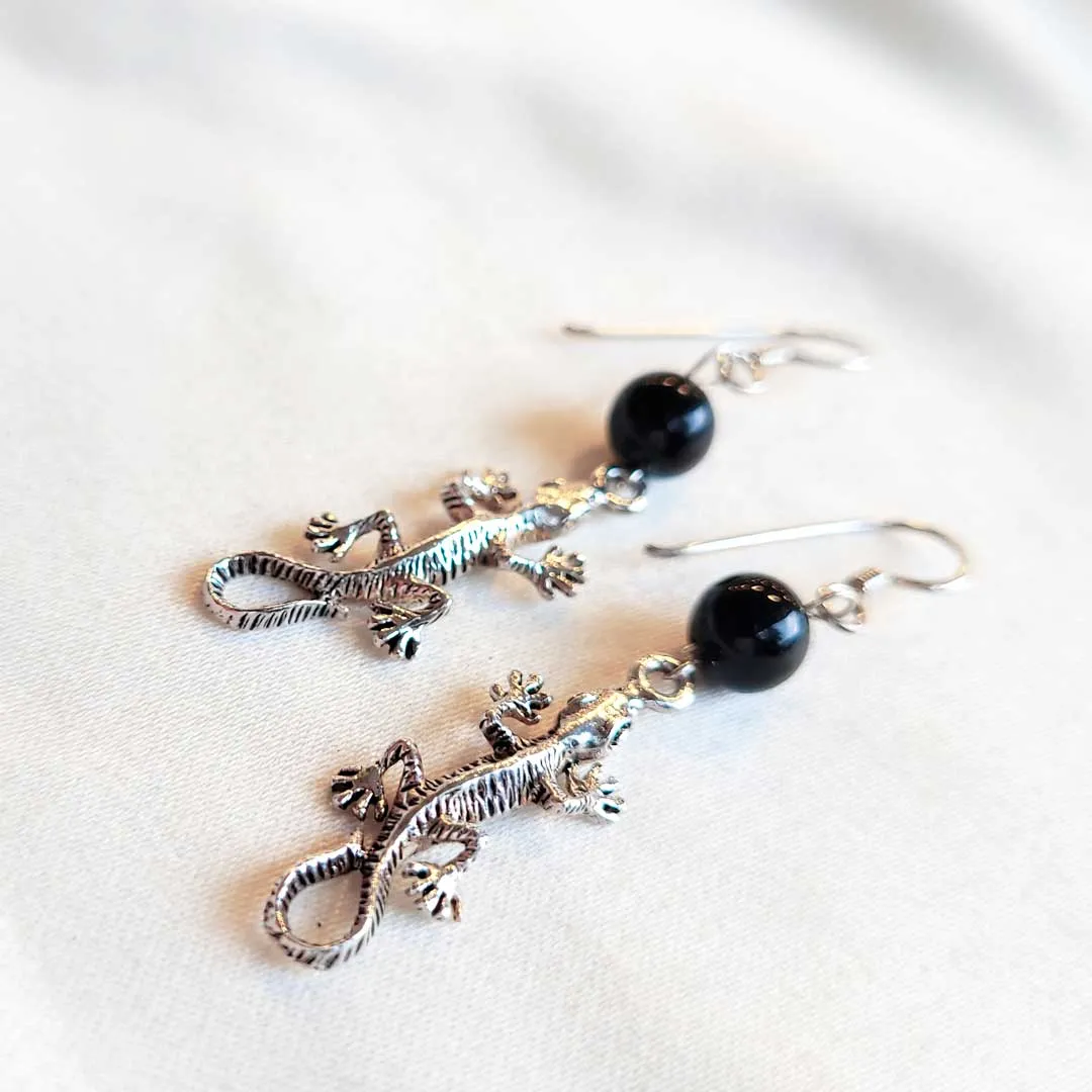 Gecko Earrings