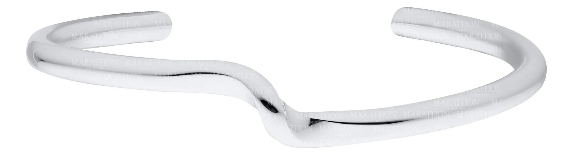 Genuine Sterling Silver Evening-Tide Collection Classic Heavy Wave Bracelet