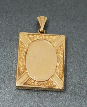 Gold Filled Locket Pendant