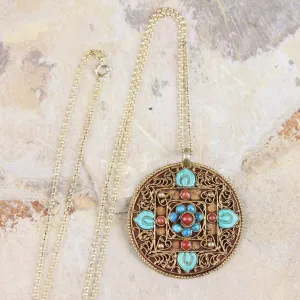 Gold Vermeil Tibetan Expressions Necklace