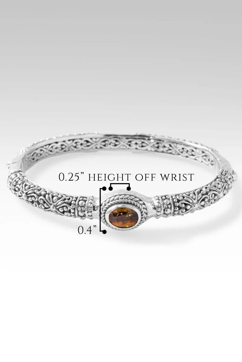 Harmony Bangle™ in Cognac Zircon