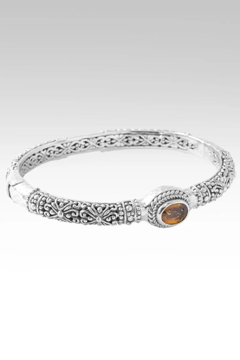 Harmony Bangle™ in Cognac Zircon