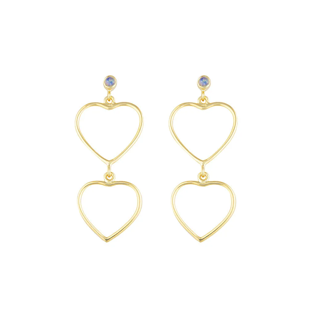 Heartbreaker Earrings - Gold