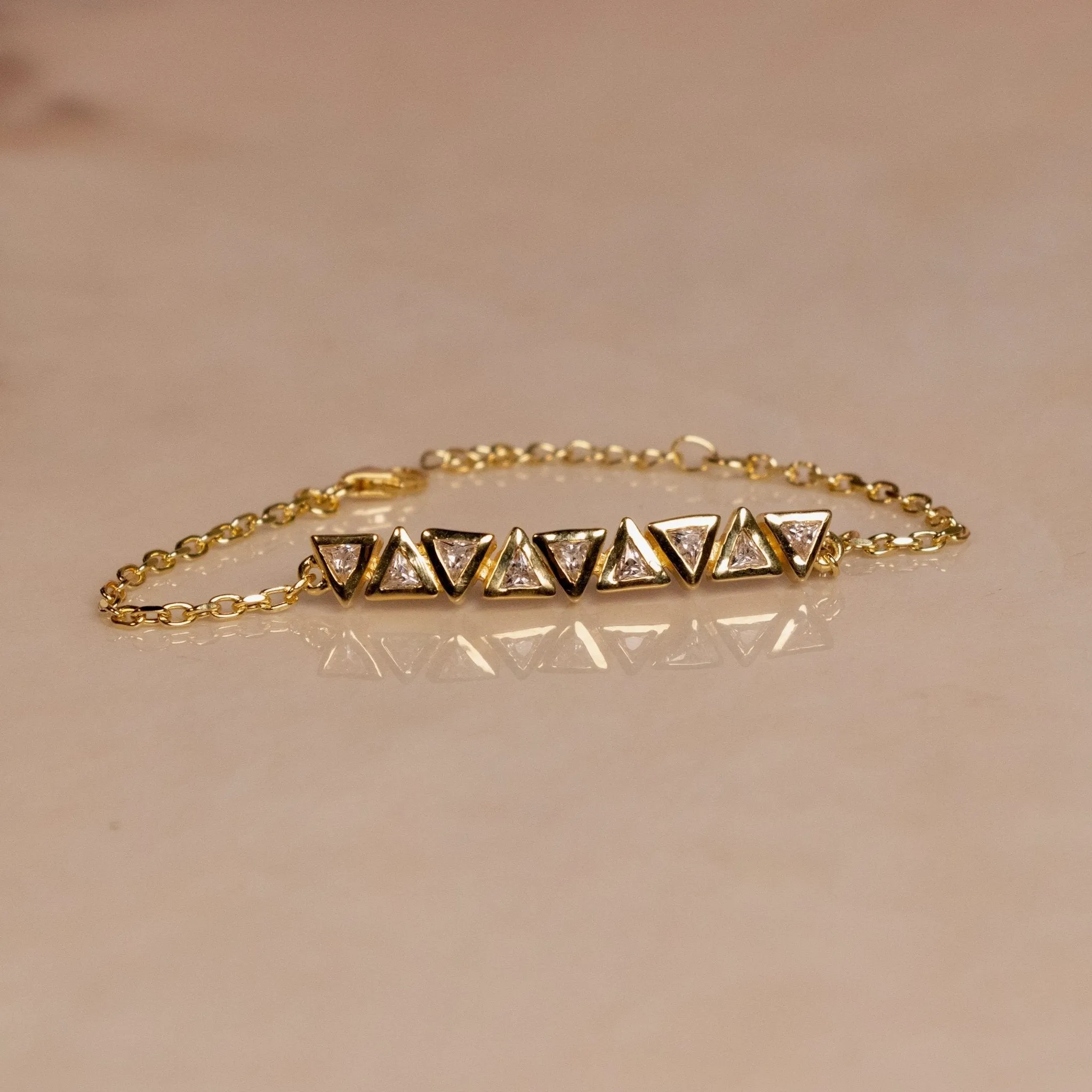 High Society Zircon 925 Sterling Silver Bracelet