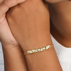 High Society Zircon 925 Sterling Silver Bracelet