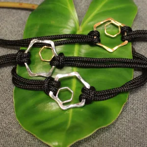 Honeycomb Cord Bracelet