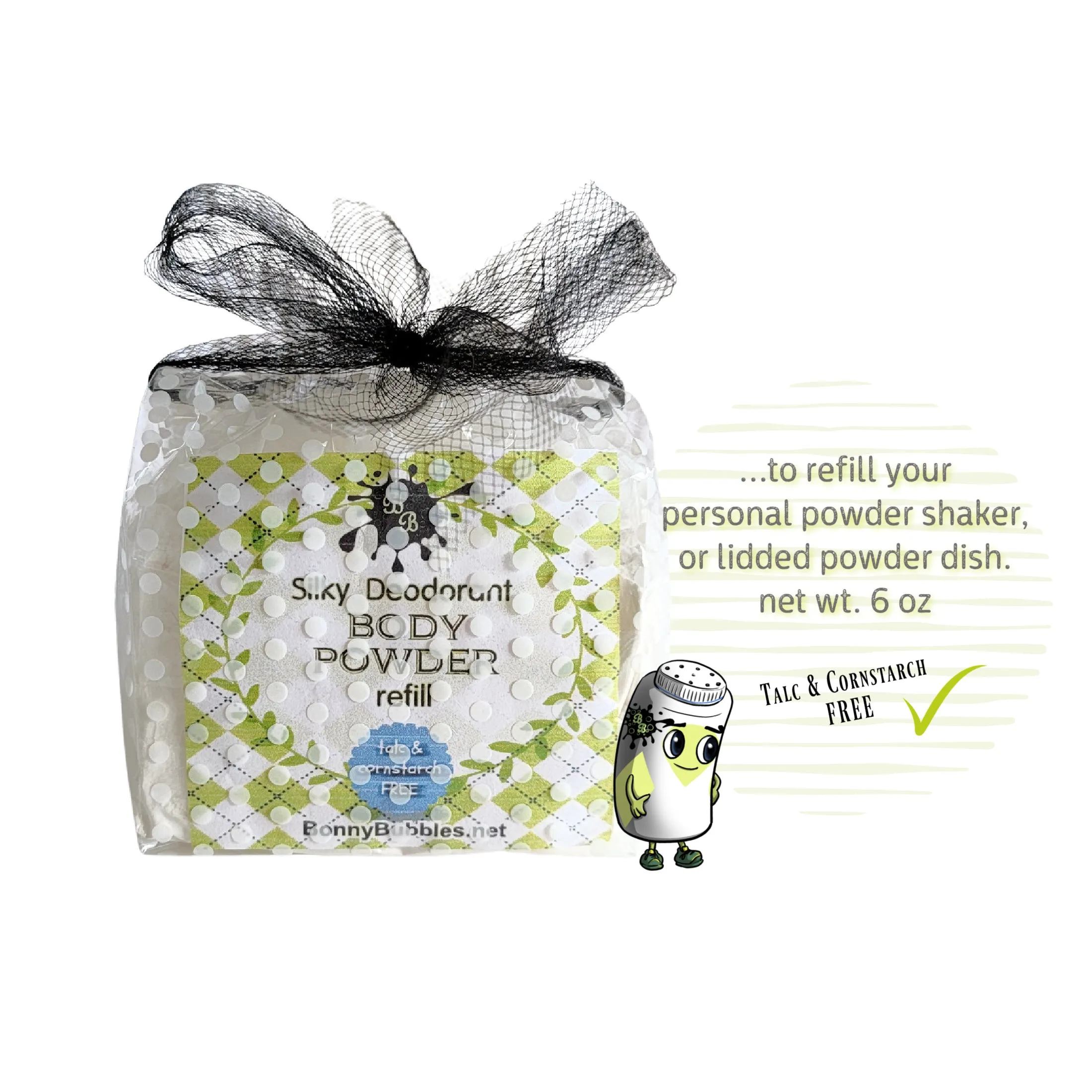 HONEYSUCKLE JASMINE Body Powder refill - light floral