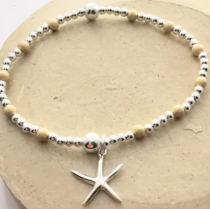 LILY - Sterling Silver Starfish Bracelet