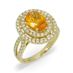 Mandarin Garnet Ring
