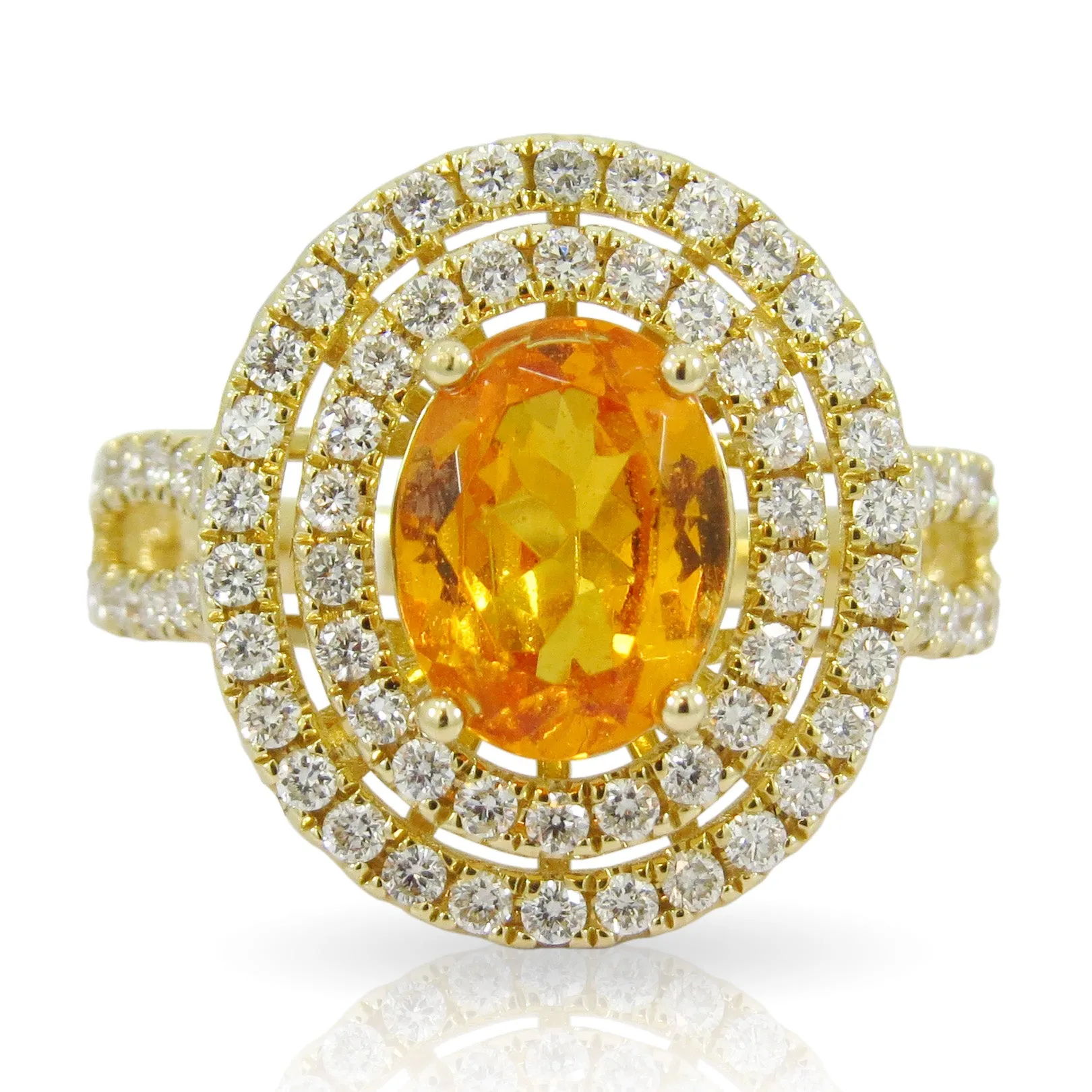 Mandarin Garnet Ring