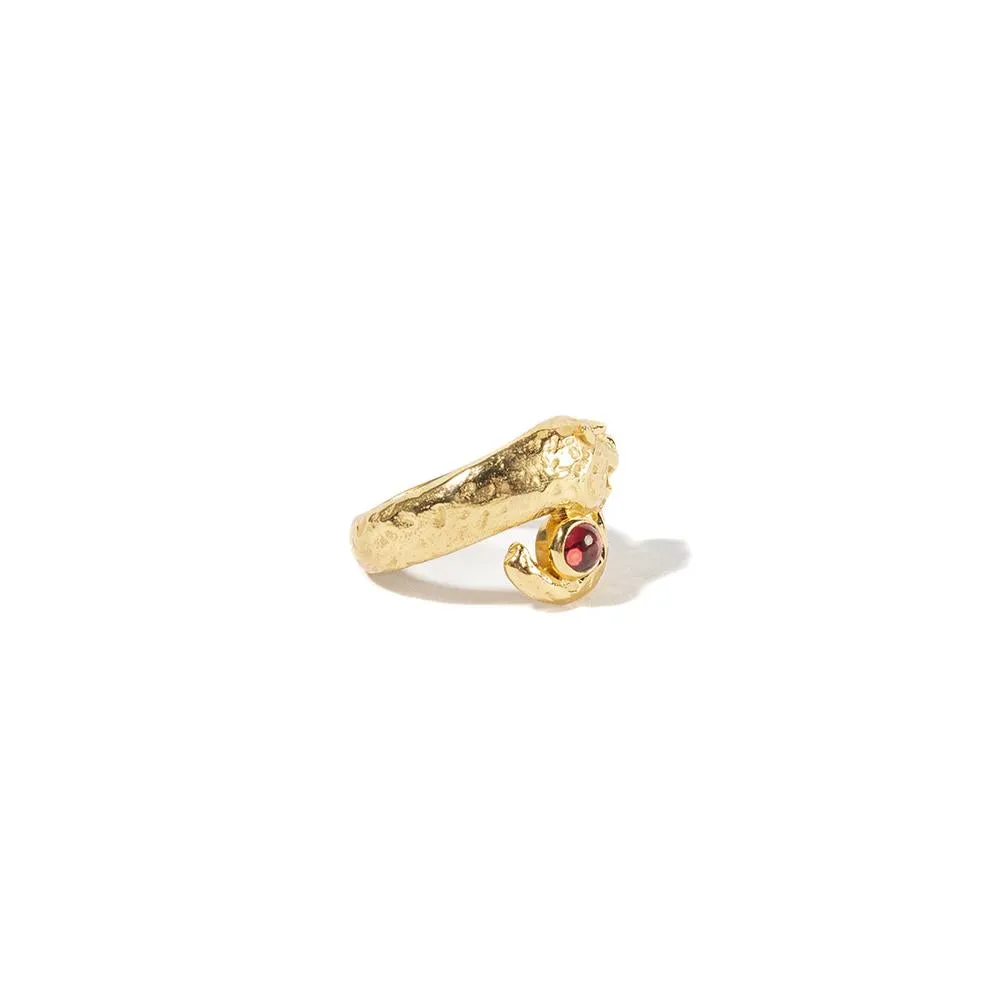 MAPLE Big Cat Ring / 14K Gold