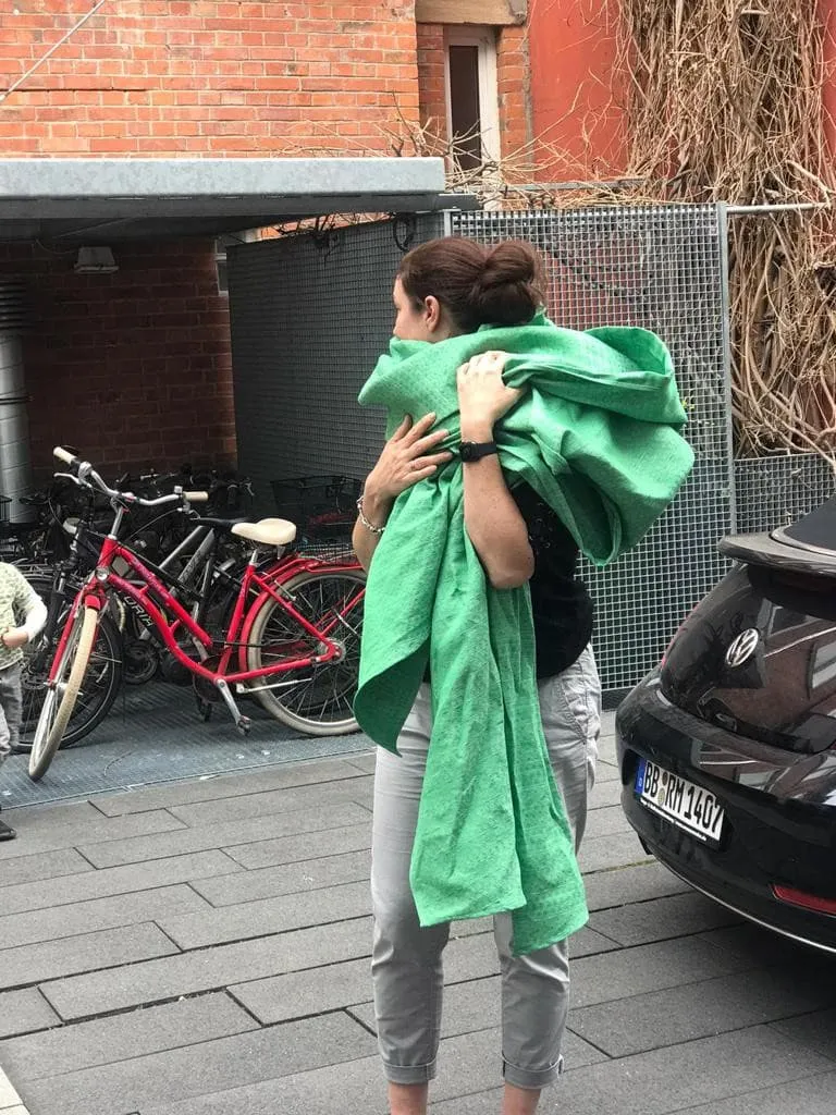 Marta Peridot Woven Wrap by Didymos