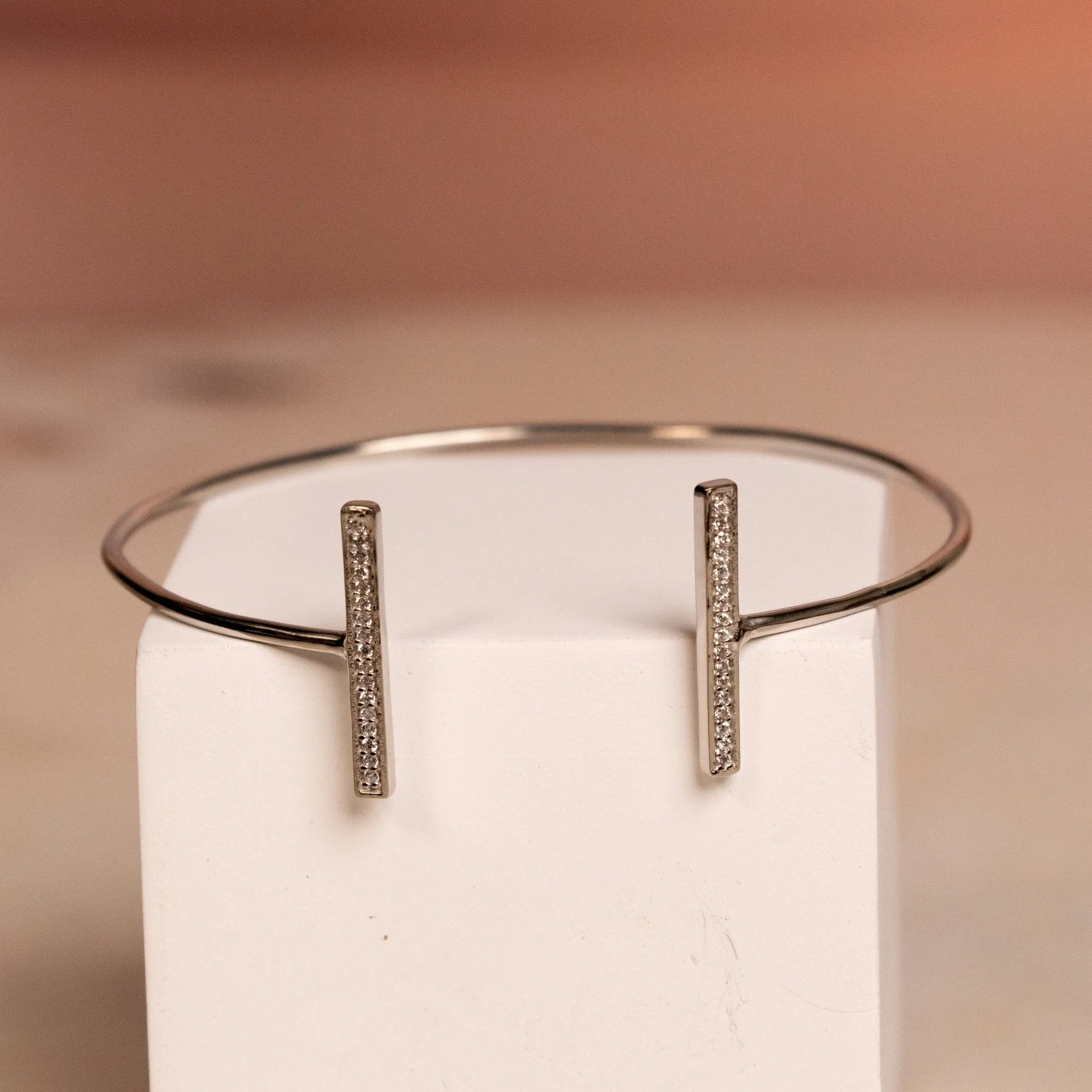 Mirror talk 925 Sterling Silver Adjustbale Bracelet