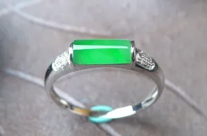 Natural Jade Ring Jadeite Ring TP19