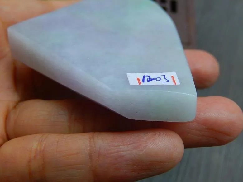 Natural Jade Rough Jadeite Raw (110g, 80X52X12mm)