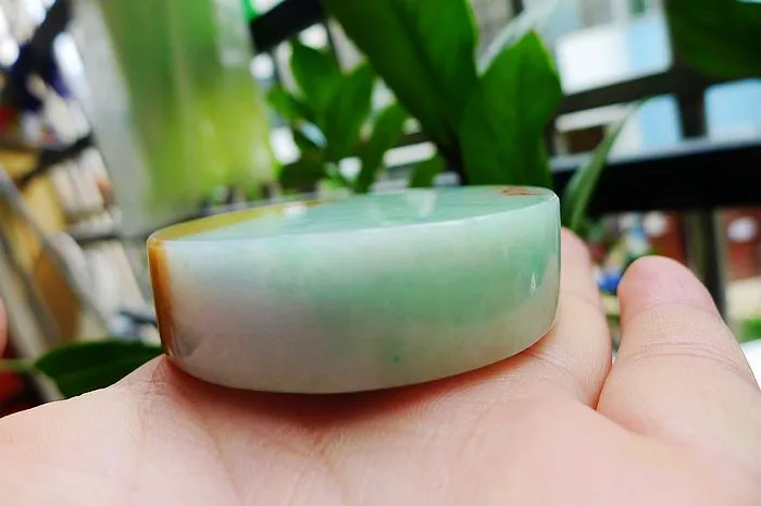 Natural Jade Rough Jadeite Raw (118g,5.5X1.55cm)