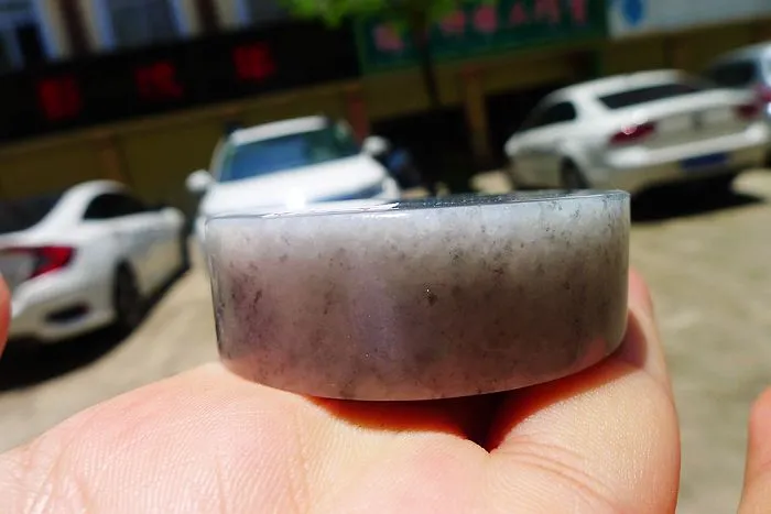 Natural Jade Rough Jadeite Raw (122g,5.2X5.2X1.65cm)