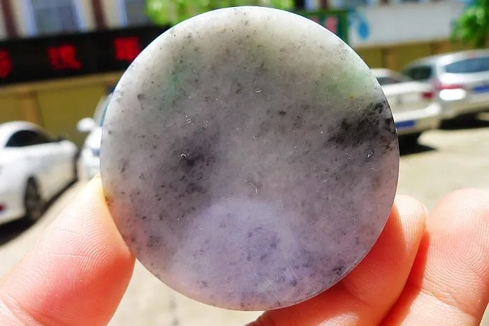 Natural Jade Rough Jadeite Raw (122g,5.2X5.2X1.65cm)