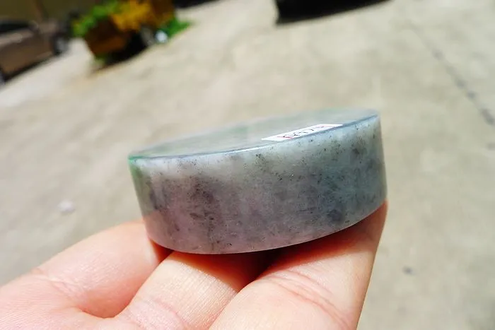Natural Jade Rough Jadeite Raw (122g,5.3X5.3X1.6cm)