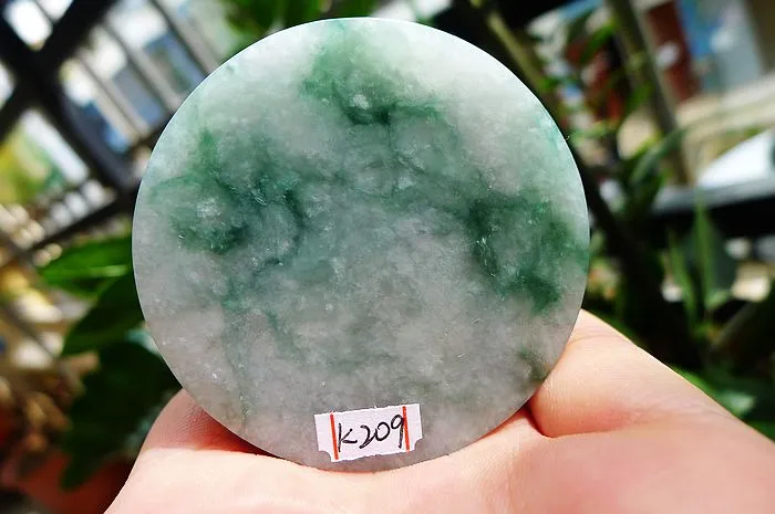 Natural Jade Rough Jadeite Raw (129g,5.3x1.77cm)