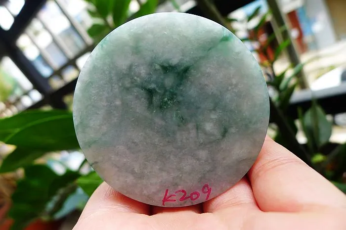 Natural Jade Rough Jadeite Raw (129g,5.3x1.77cm)