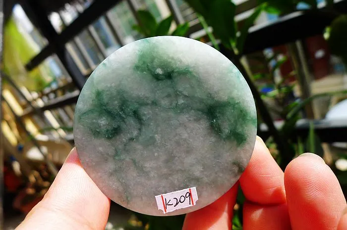 Natural Jade Rough Jadeite Raw (129g,5.3x1.77cm)