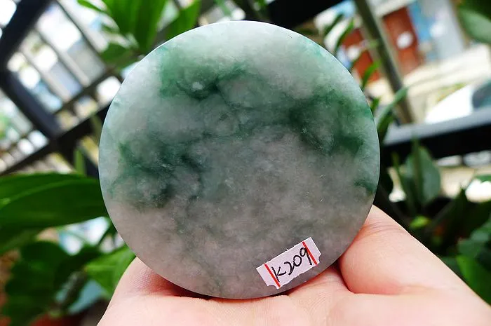 Natural Jade Rough Jadeite Raw (129g,5.3x1.77cm)