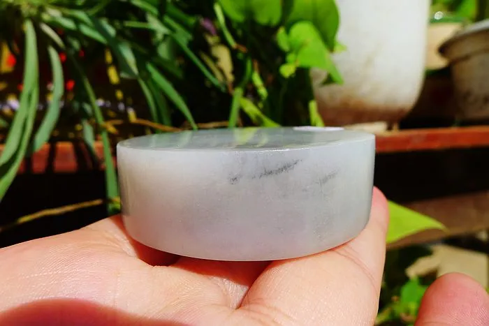 Natural Jade Rough Jadeite Raw (131g,5.4X1.7cm)