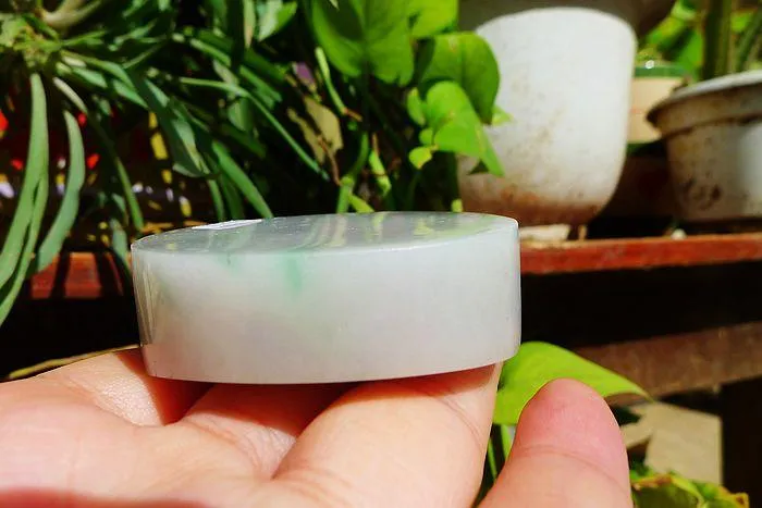 Natural Jade Rough Jadeite Raw (131g,5.4X1.7cm)