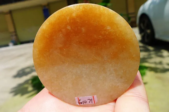 Natural Jade Rough Jadeite Raw (145g,5.55X5.55X1.8cm)