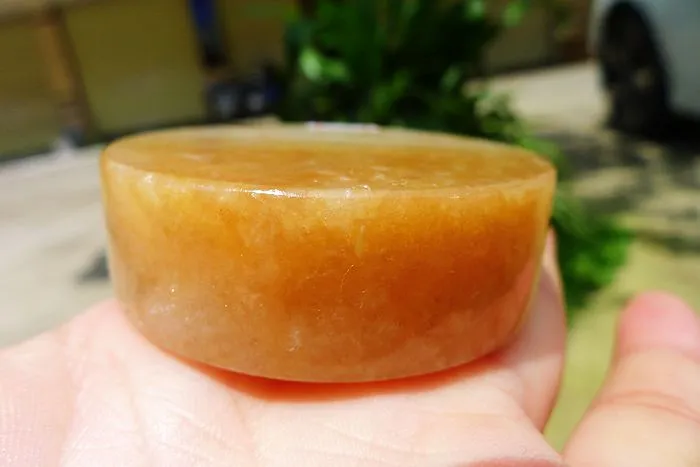 Natural Jade Rough Jadeite Raw (145g,5.55X5.55X1.8cm)