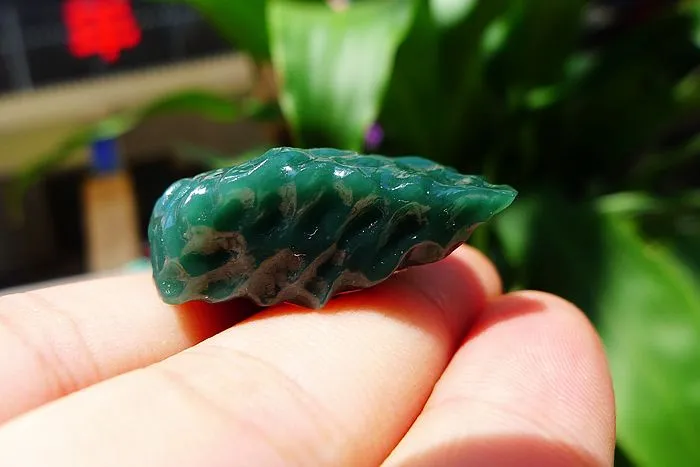 Natural Jade Rough Jadeite Raw (14g,2.9X2X1.1cm)