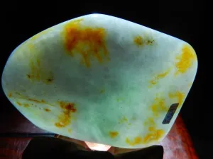 Natural Jade Rough Jadeite Raw (150g, 87X64X12mm)