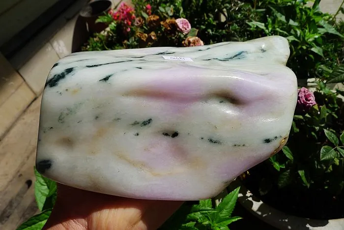 Natural Jade Rough Jadeite Raw (2.69kg,25*16*5cm)