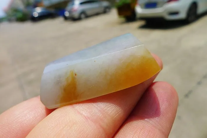 Natural Jade Rough Jadeite Raw (27g,4X2.5X1.05cm)
