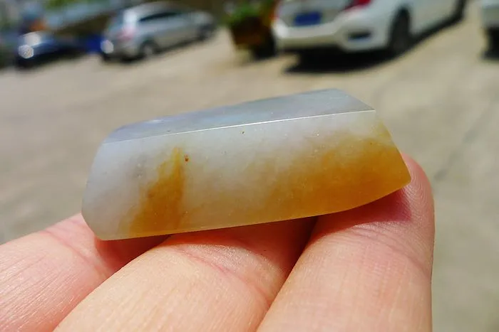 Natural Jade Rough Jadeite Raw (27g,4X2.5X1.05cm)