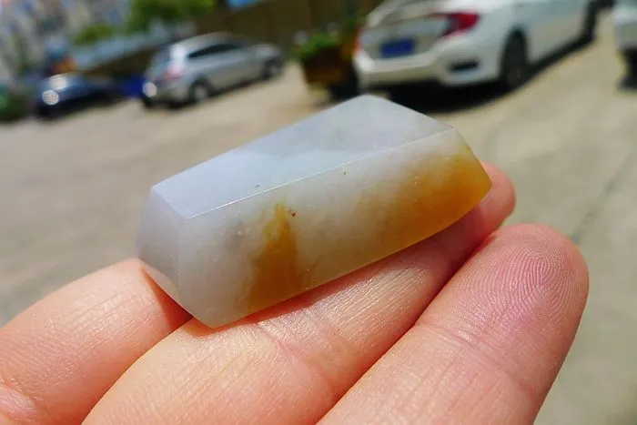 Natural Jade Rough Jadeite Raw (27g,4X2.5X1.05cm)