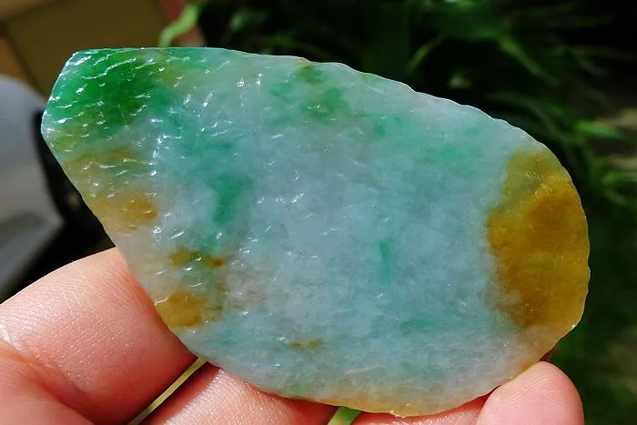 Natural Jade Rough Jadeite Raw (34g,7.1X4.2X0.65cm)