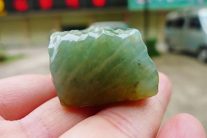 Natural Jade Rough Jadeite Raw (37g,3X2.4X2.2cm)