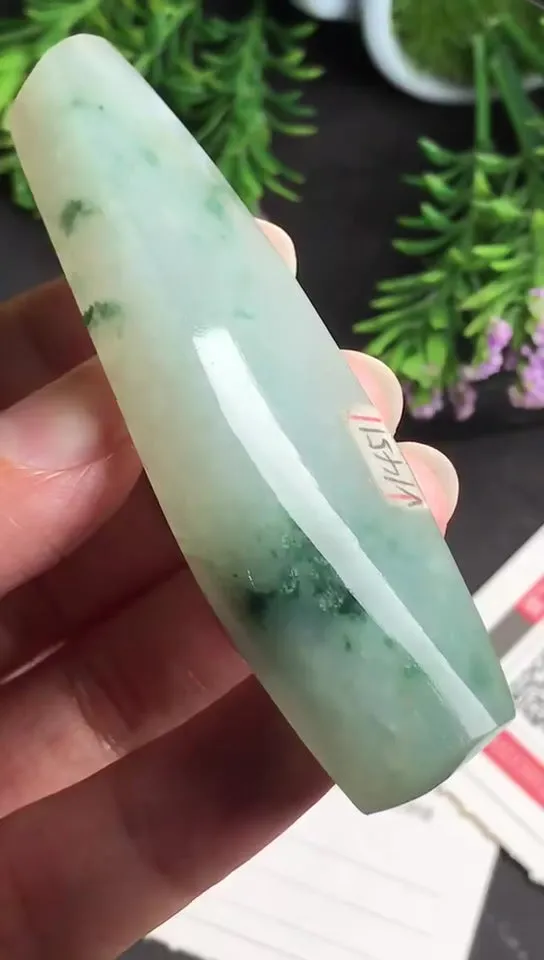 Natural Jade Rough Jadeite Raw (37g,7.9x2.1x0.87cm)-V1451