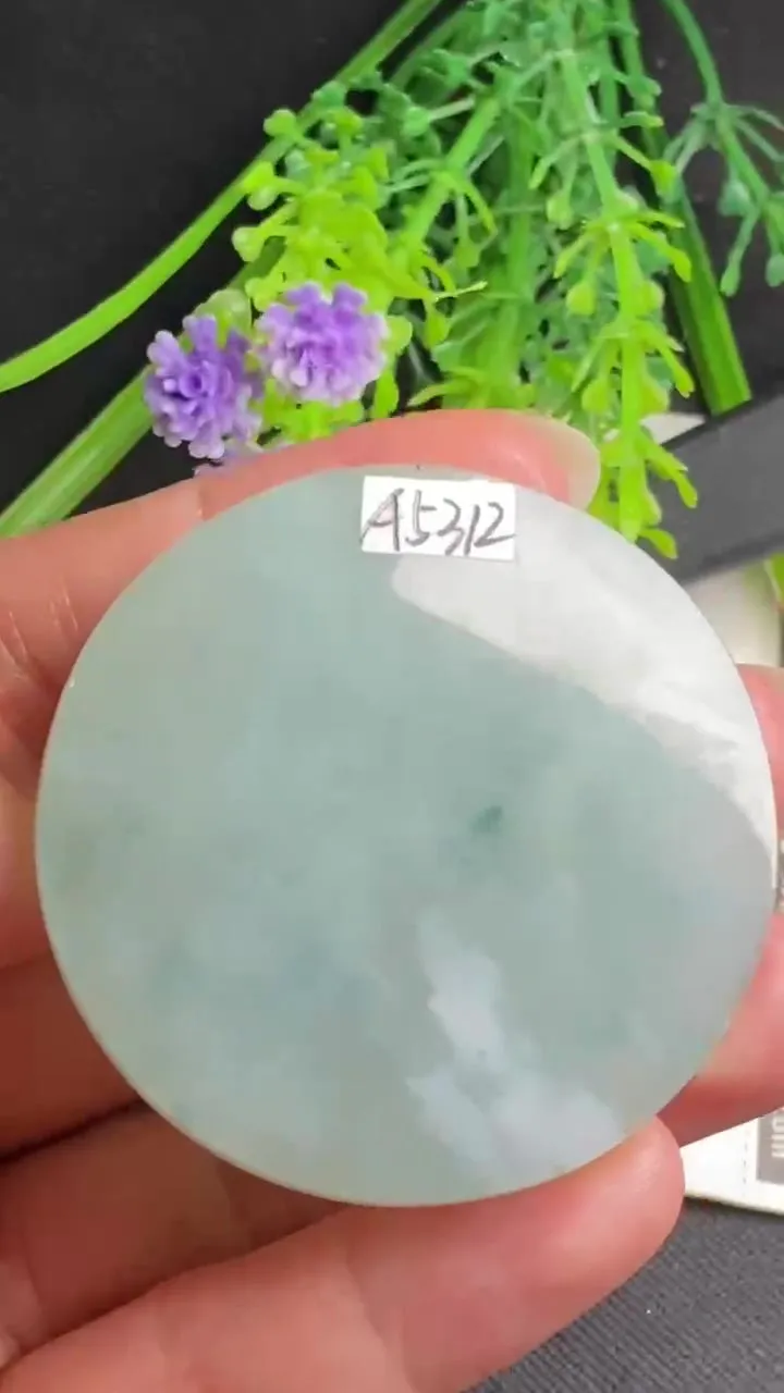 Natural Jade Rough Jadeite Raw (40g,48X6.3mm)-A5312