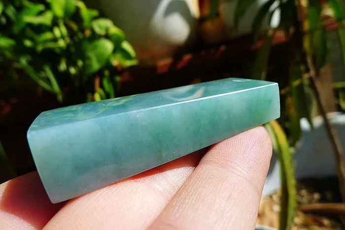 Natural Jade Rough Jadeite Raw (42g,5.4X1.85X1.35cm)