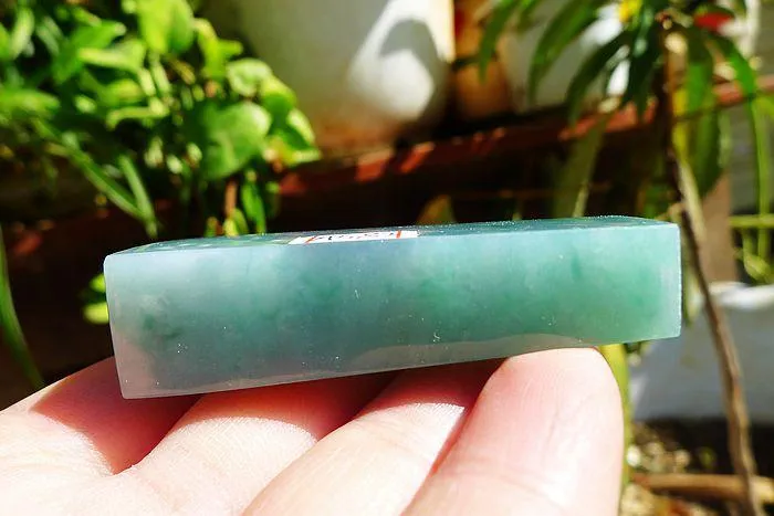 Natural Jade Rough Jadeite Raw (42g,5.4X1.85X1.35cm)