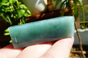 Natural Jade Rough Jadeite Raw (42g,5.4X1.85X1.35cm)