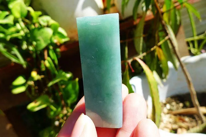 Natural Jade Rough Jadeite Raw (42g,5.4X1.85X1.35cm)