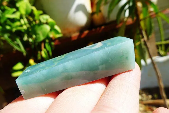 Natural Jade Rough Jadeite Raw (42g,5.4X1.85X1.35cm)