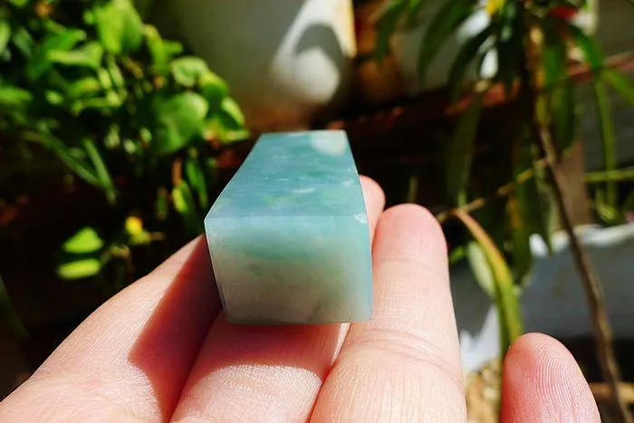 Natural Jade Rough Jadeite Raw (42g,5.4X1.85X1.35cm)